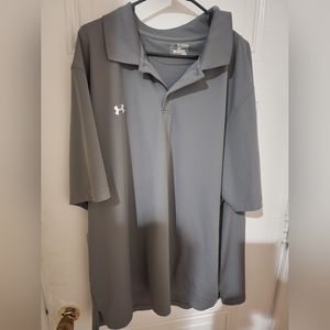 Under Armour HeatGear Polo Gray 3XL